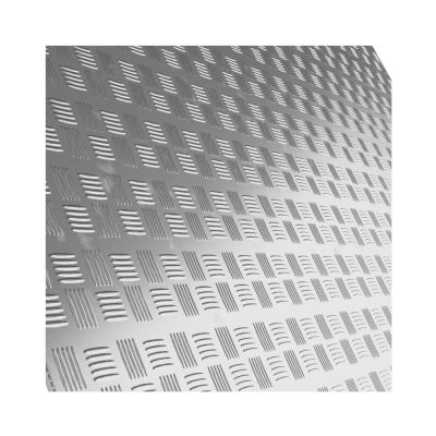 Лист рифленый (квинтет) алюминиевый 1,2x1200x3000